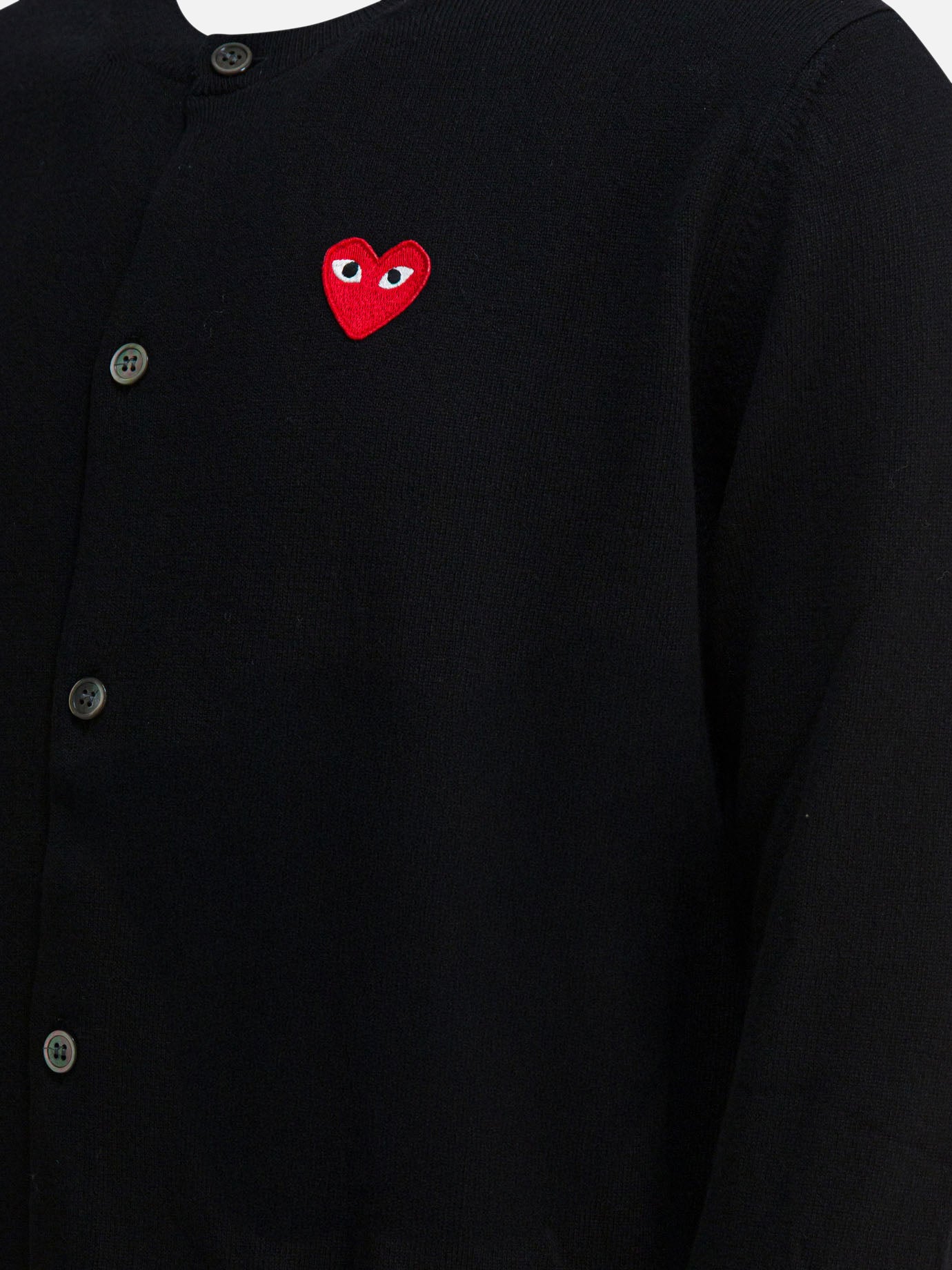 Cardigans Logo  Black - Comme Des Garçons Play Men | PDP | VIETTI Online Store | Zoom-Modal_4
