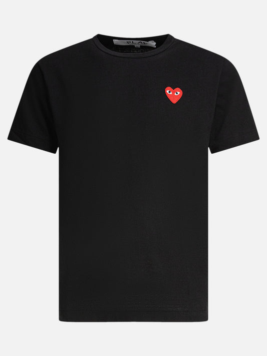 Crewneck t-shirts Logo  Black - Comme Des Garçons Play Men | PDP | VIETTI Online Store 

