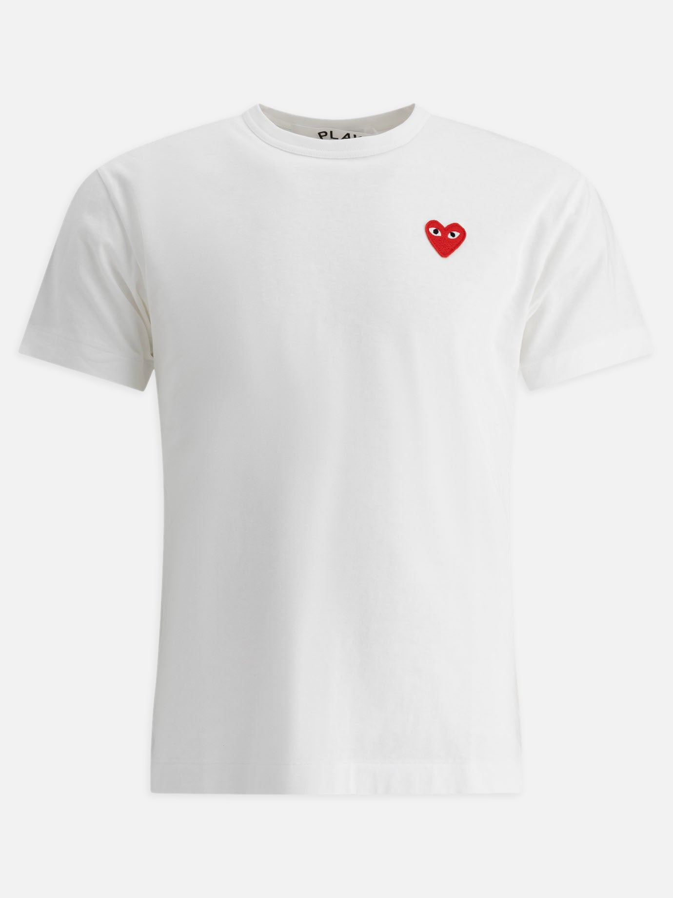 Crewneck t-shirts Logo  White - Comme Des Garçons Play Men | PDP | VIETTI Online Store | Zoom-Modal
