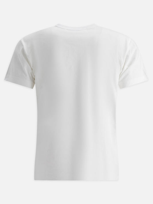 Crewneck t-shirts Logo  White - Comme Des Garçons Play Men | PDP | VIETTI Online Store | 2
