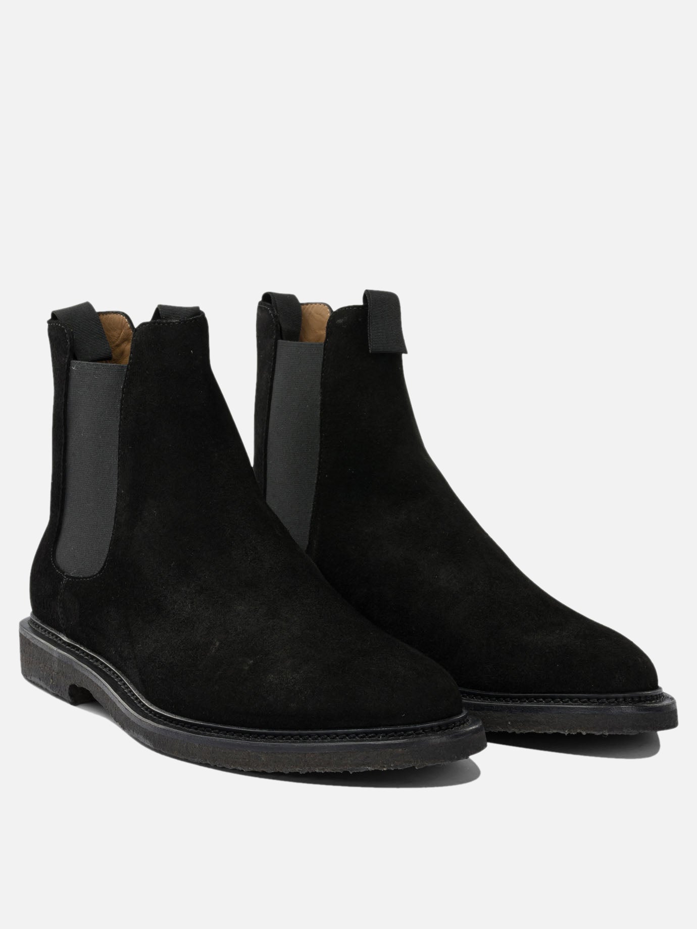 Stivaletti Chelsea 100% suede - 100% rubber  Nero - Common Projects Uomo | PDP | VIETTI Online Store | thumbnail_2