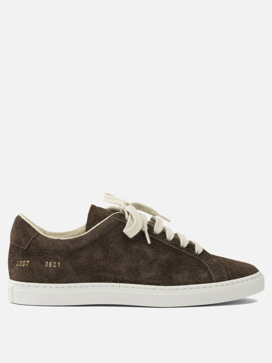 Sneaker basse 100% suede - 100% rubber  Marrone - Common Projects Uomo | PDP | VIETTI Online Store 
