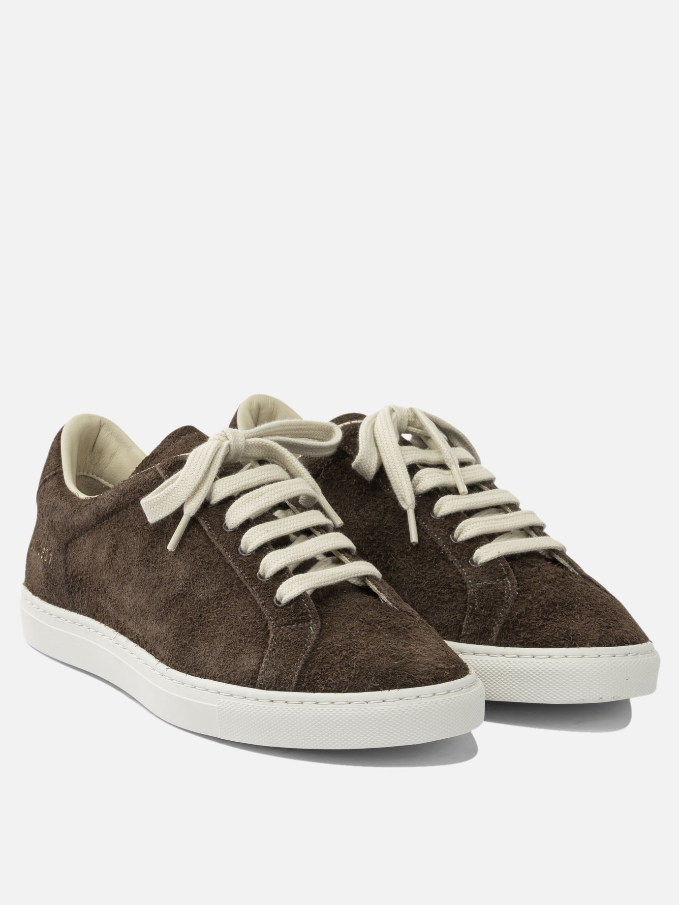 Sneaker basse 100% suede - 100% rubber  Marrone - Common Projects Uomo | PDP | VIETTI Online Store | thumbnail_2