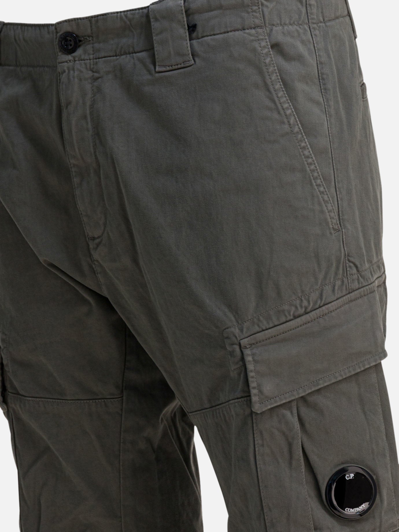 Cargo & parachute trousers Solid colour  Grey - C.P. Company Men | PDP | VIETTI Online Store | Zoom-Modal_4
