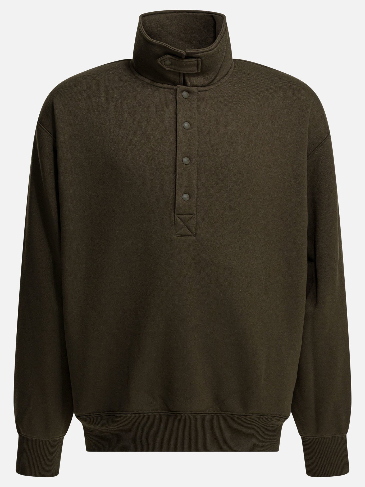 Half zip sweatshirts Solid colour  Brown - Daiwa Pier 39 Men | PDP | VIETTI Online Store | thumbnail