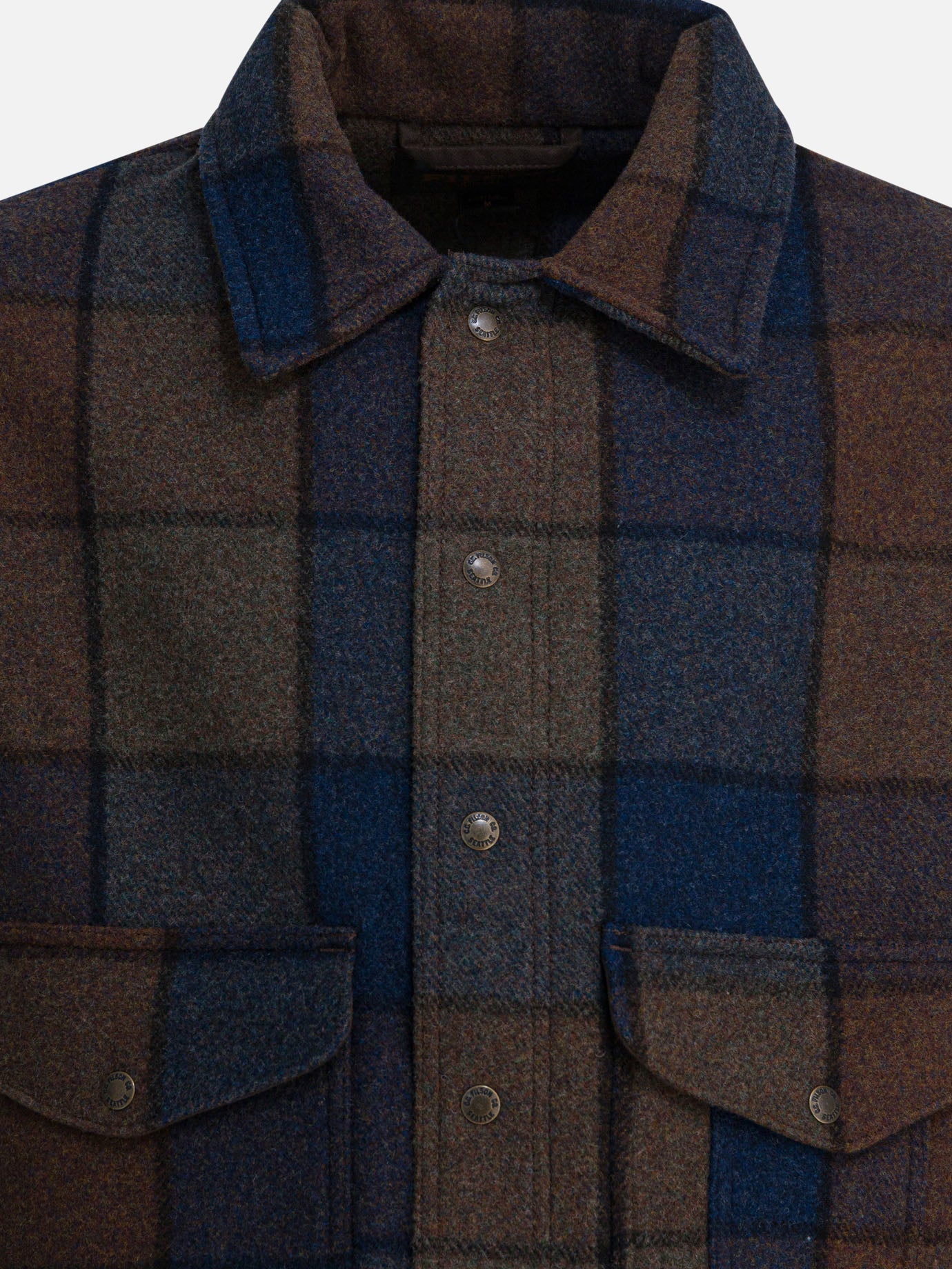 Giacche in pile Check  Blu - Filson Uomo | PDP | VIETTI Online Store | Zoom-Modal_3
