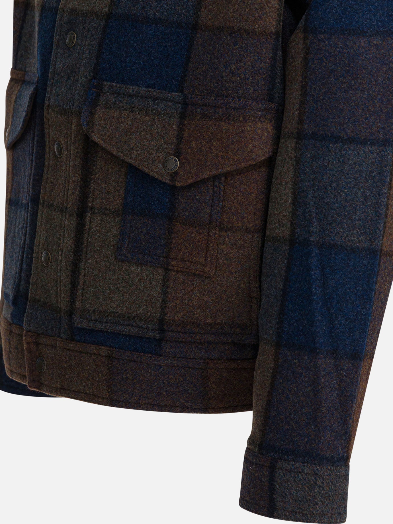 Giacche in pile Check  Blu - Filson Uomo | PDP | VIETTI Online Store | Zoom-Modal_4
