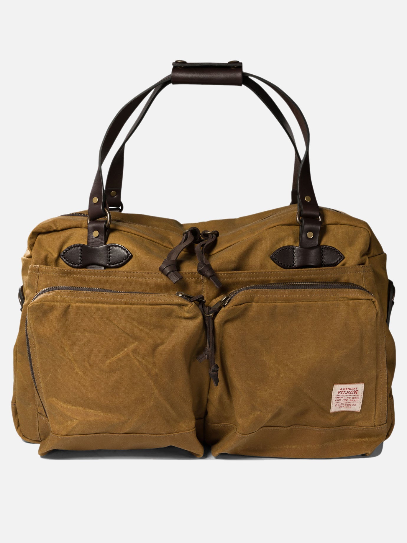 Borsoni da viaggio 100% cotton  Marrone - Filson Uomo | PDP | VIETTI Online Store | thumbnail