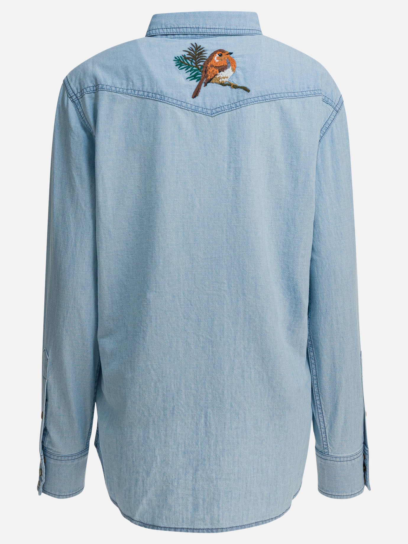 Camicie casual Solid colour  Azzurro - Filson Donna | PDP | VIETTI Online Store | Zoom-Modal_2
