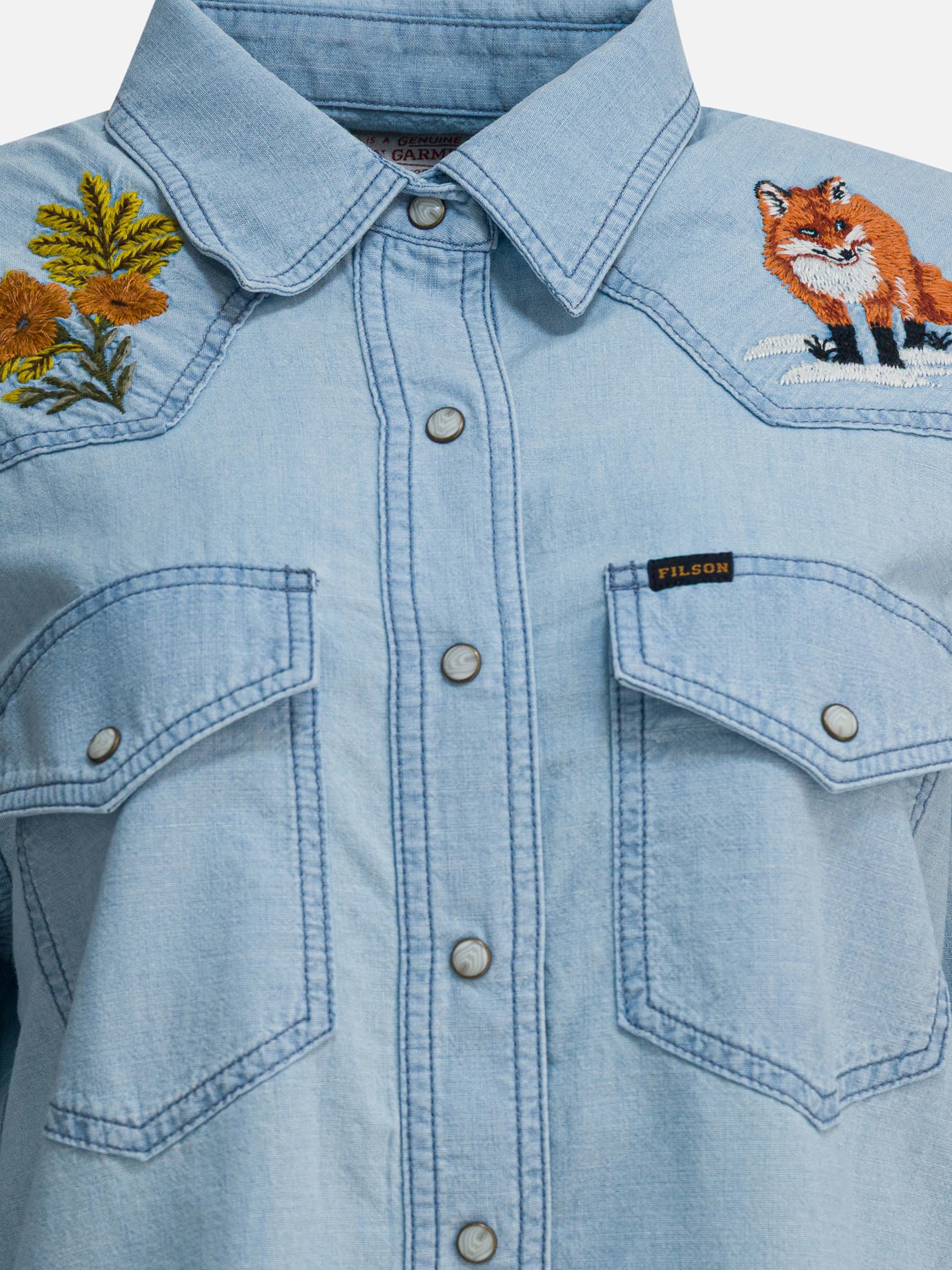 Camicie casual Solid colour  Azzurro - Filson Donna | PDP | VIETTI Online Store | thumbnail_3