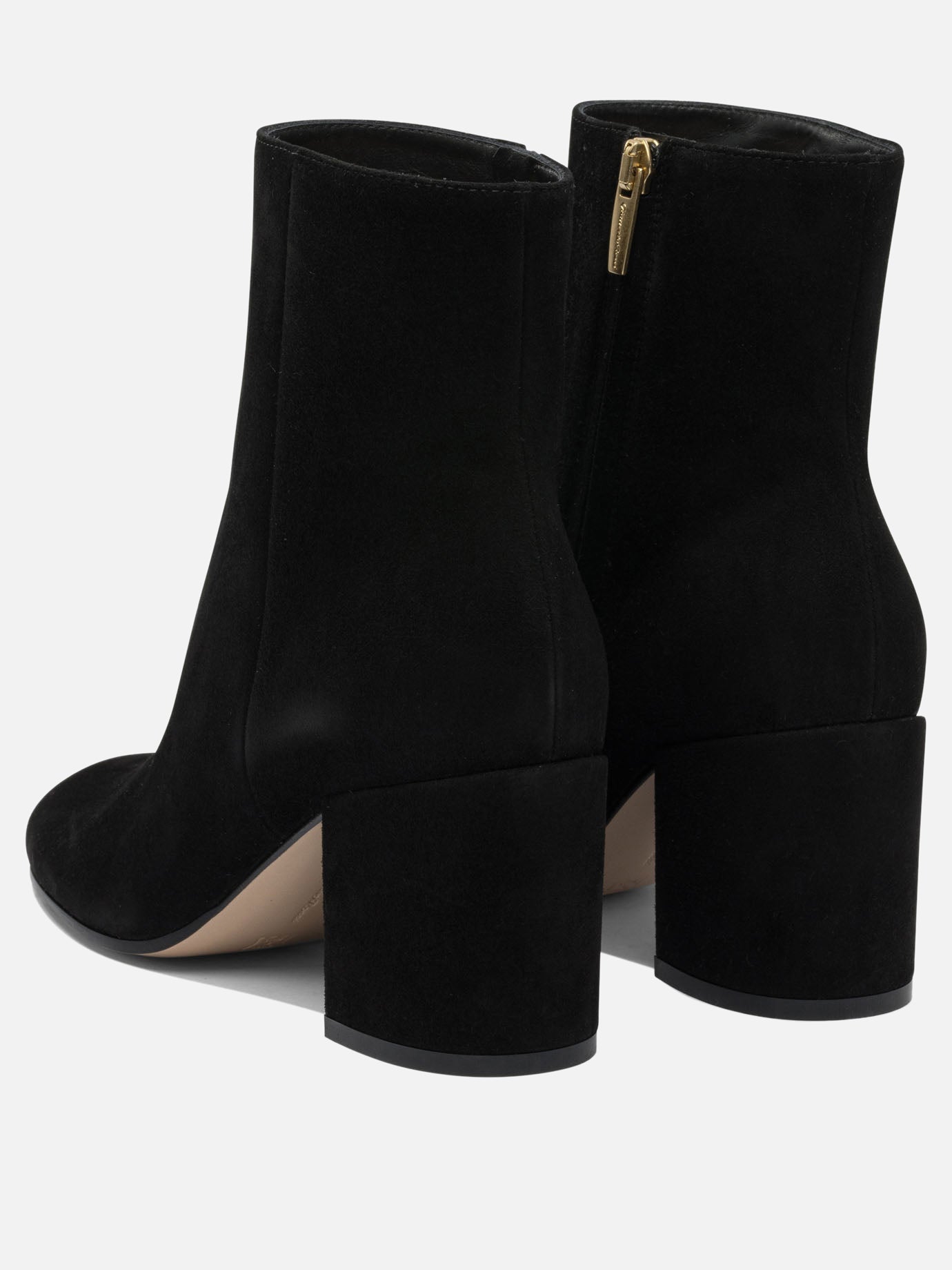 Zipped boots 100% suede - 100% leather  Black - Gianvito Rossi Women | PDP | VIETTI Online Store | Zoom-Modal_4
