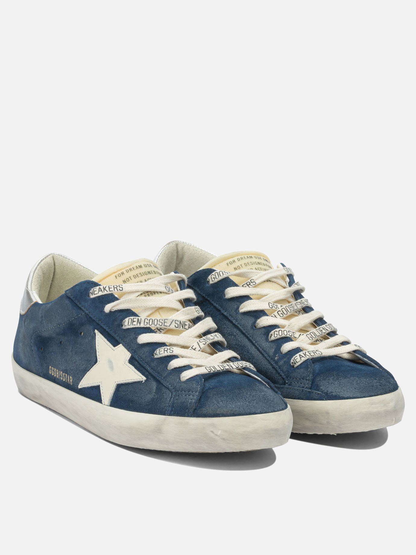 Low top sneakers 79% cow leather 17% polyurethane 4% goat leather - 100% rubber  Blue - Golden Goose Men | PDP | VIETTI Online Store | Zoom-Modal_2
