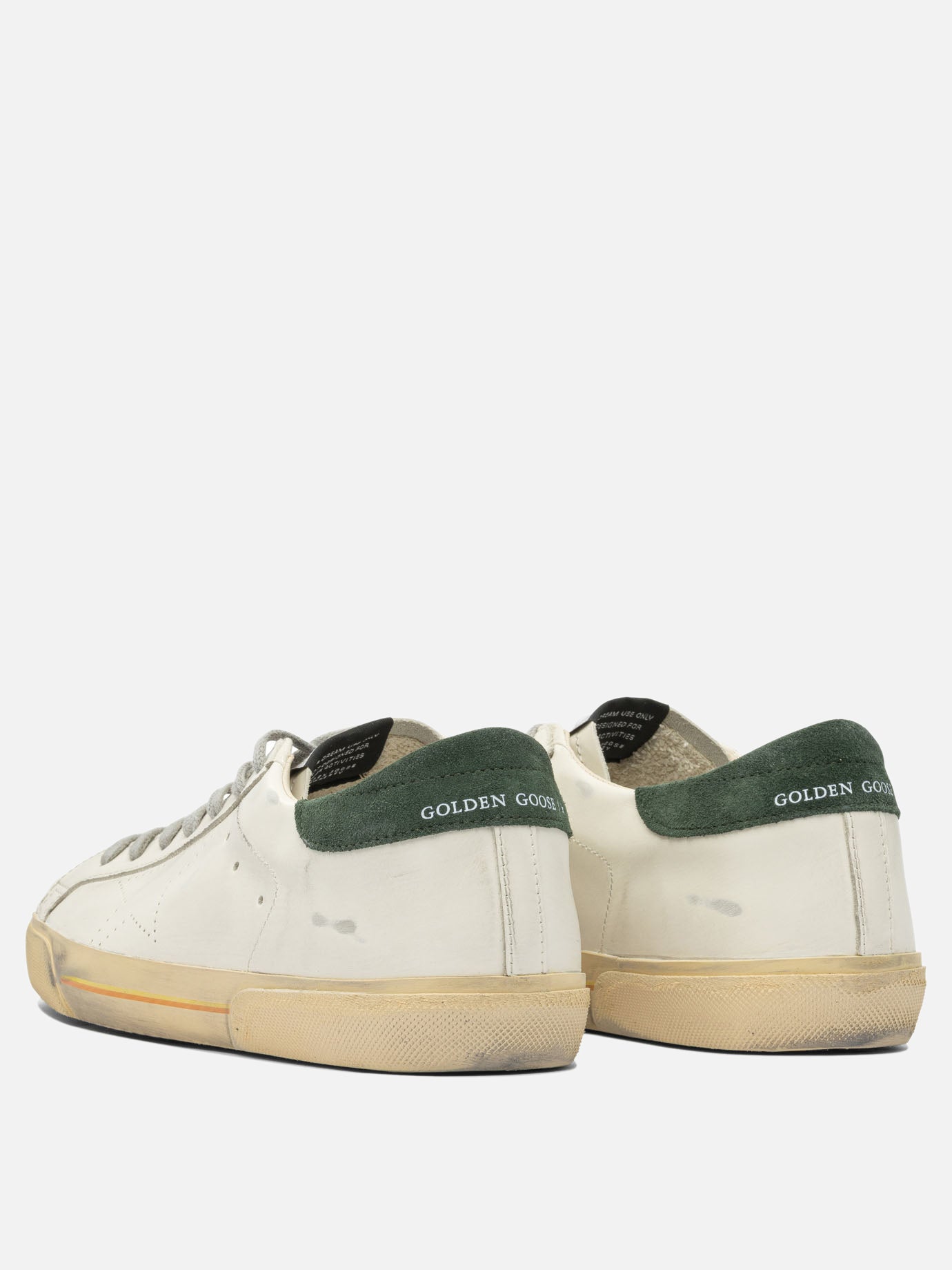 Low top sneakers 61% goat leather 39% cow leather - 100% rubber  White - Golden Goose Men | PDP | VIETTI Online Store | thumbnail_4