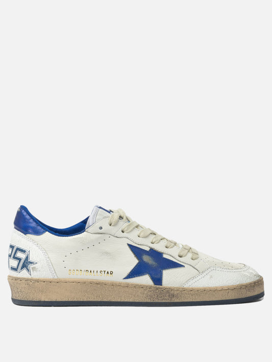 Low top sneakers 66% goat leather 19% cow leather 8% polyamide 7% ovine leather - 100% rubber  Blue - Golden Goose Men | PLP | VIETTI Online Store 

