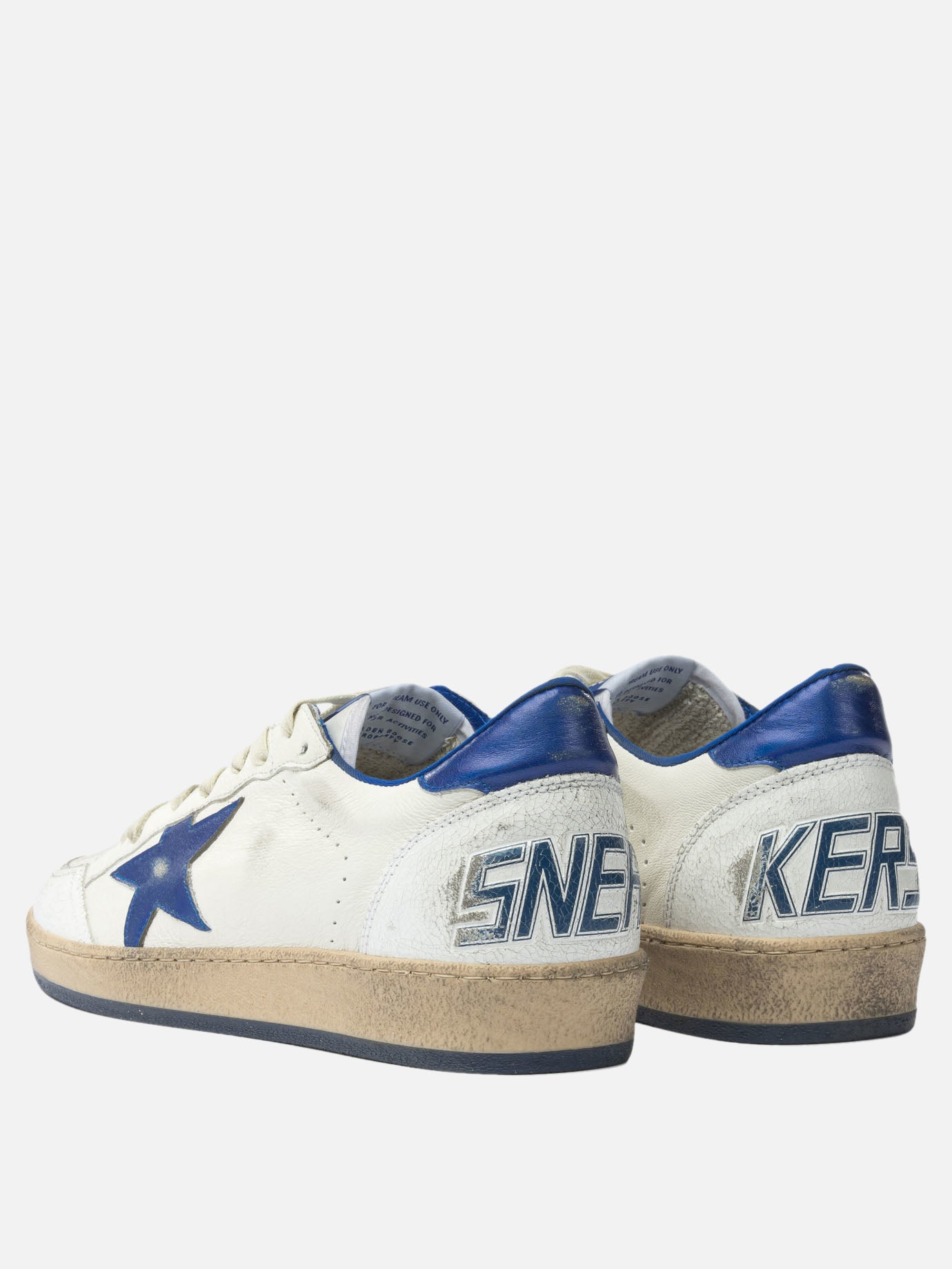Low top sneakers 66% goat leather 19% cow leather 8% polyamide 7% ovine leather - 100% rubber  Blue - Golden Goose Men | PDP | VIETTI Online Store | Zoom-Modal_4
