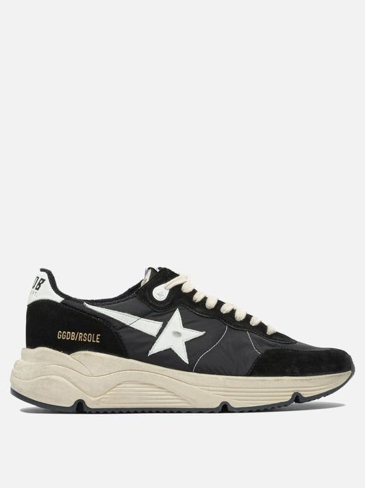 Low top sneakers 34% polyester 30% cow leather 19% polyamide 16% cotton 1% polyurethane - 100% rubber  Black - Golden Goose Men | PDP | VIETTI Online Store 
