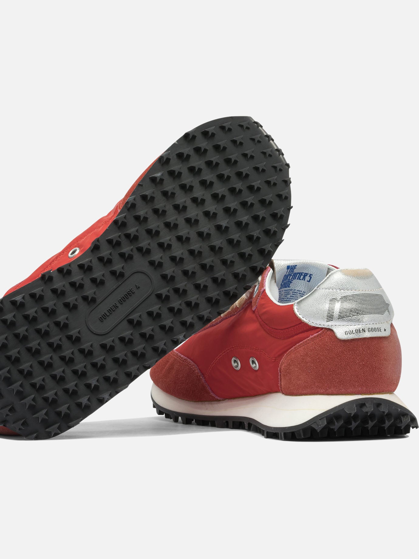 Sneaker basse 41% cow leather 18% polyamide 5% polyurethane 2% goat leather - 100% rubber  Rosso - Golden Goose Uomo | PDP | VIETTI Online Store | thumbnail_5