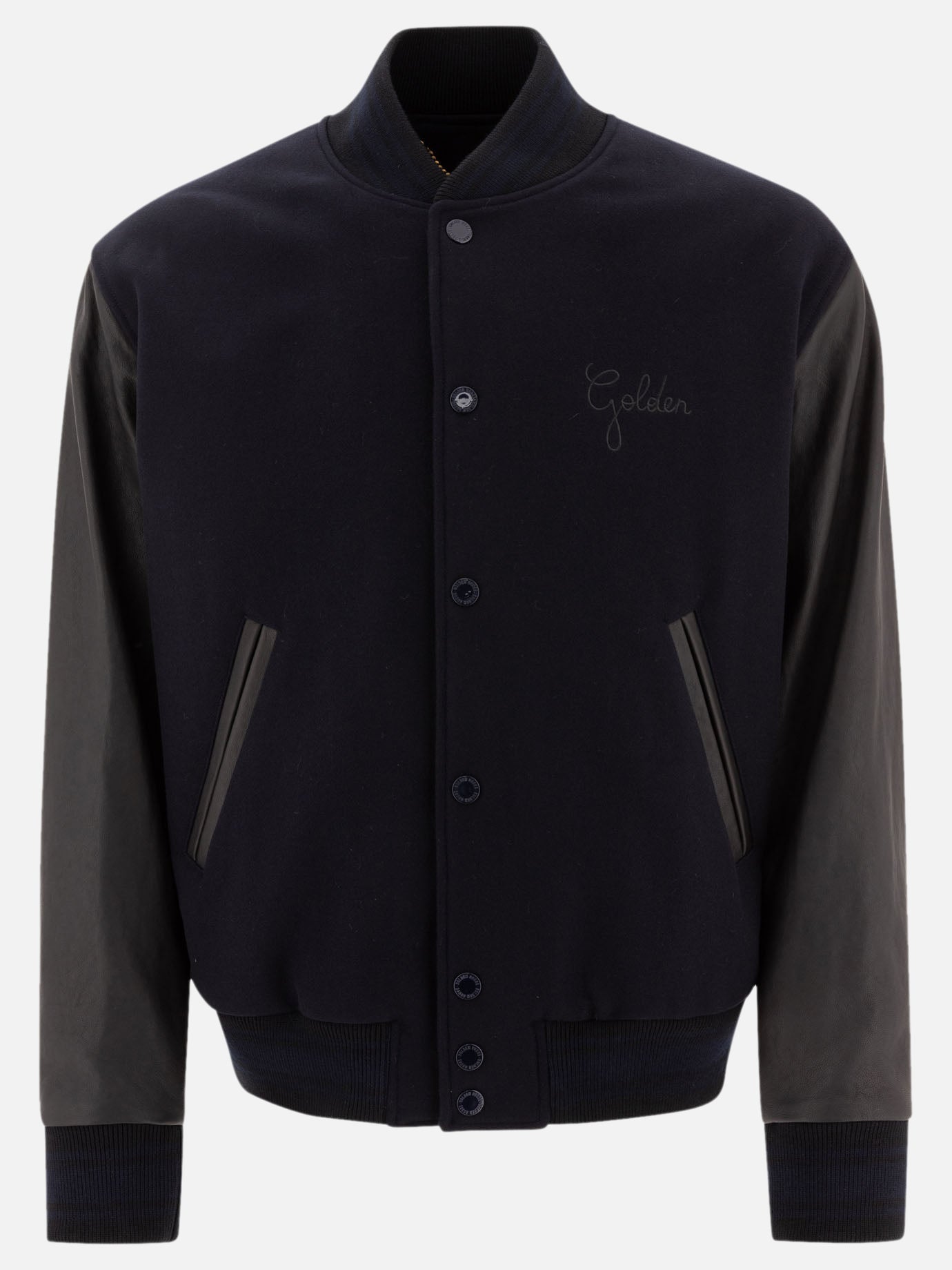 Bomber Solid colour  Blu - Golden Goose Uomo | PDP | VIETTI Online Store | thumbnail