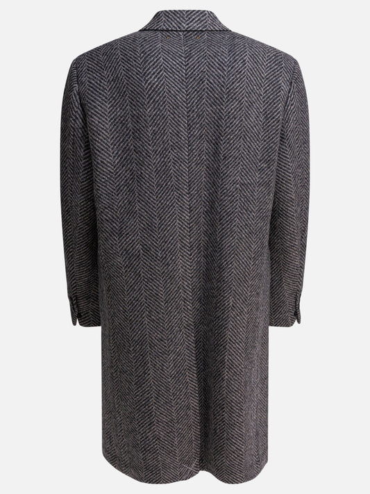 Cappotti lunghi Herringbone  Grigio - Golden Goose Uomo | VIETTI Online Store | 2
