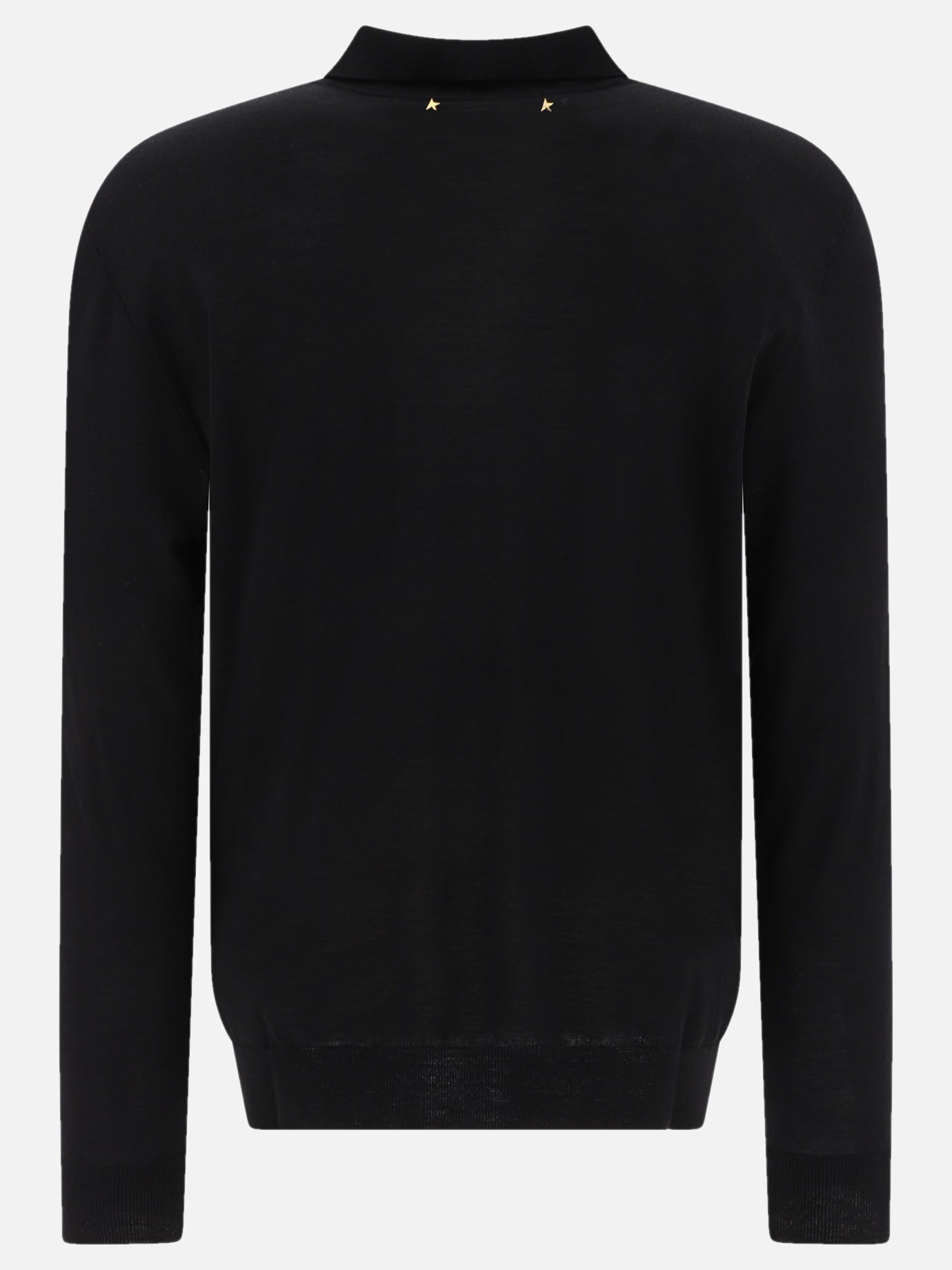 Polo shirts with buttons Solid colour  Black - Golden Goose Men | PDP | VIETTI Online Store | thumbnail_2