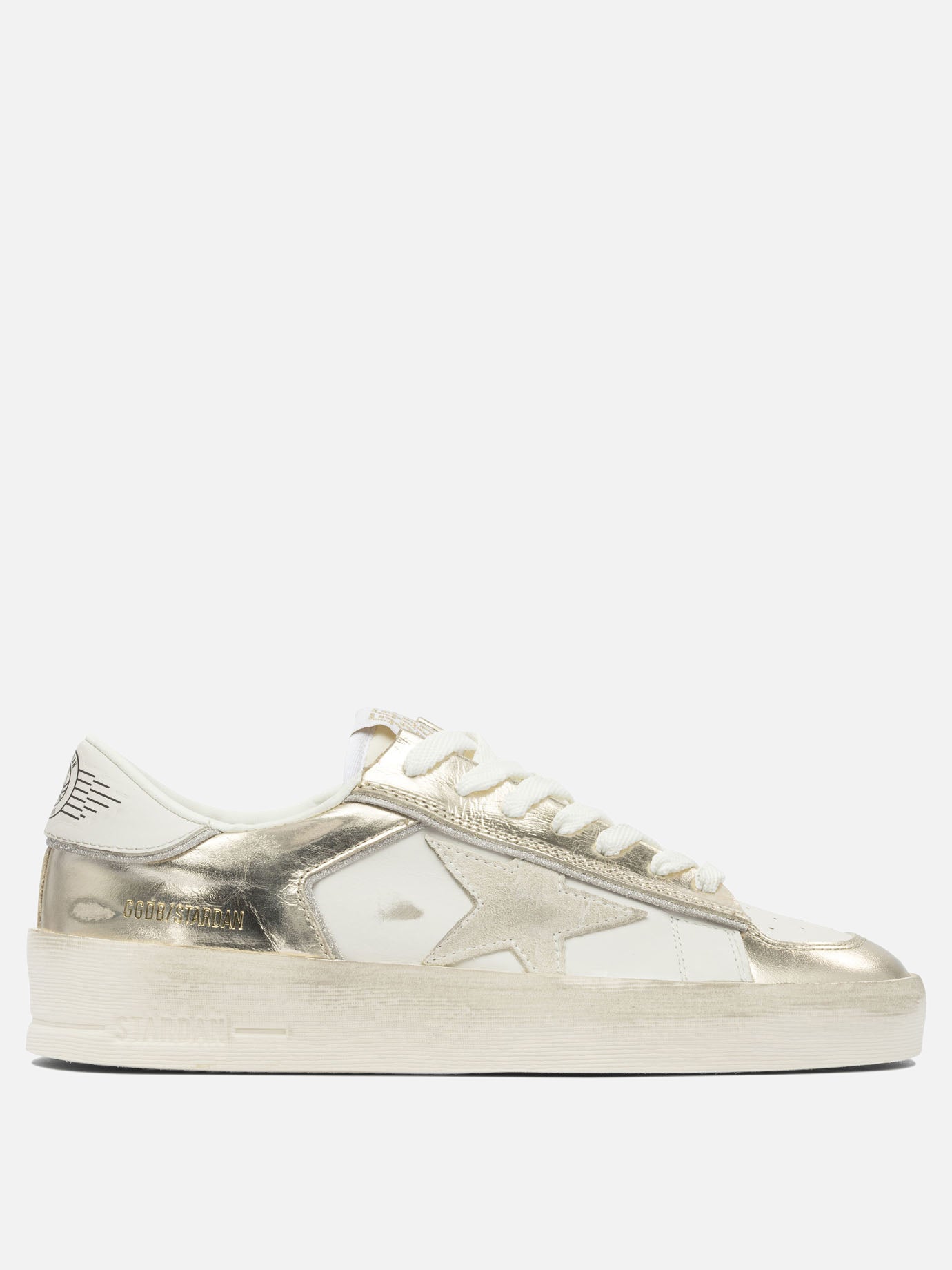 Golden Goose "Stardan" Sneakers Silver