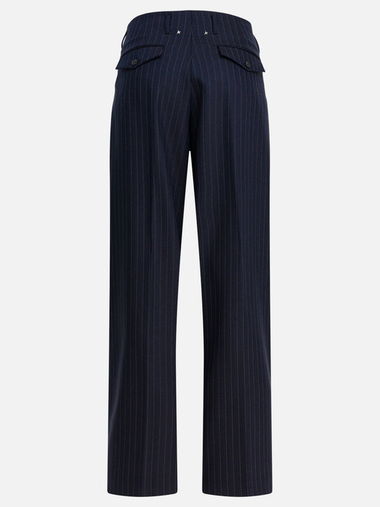 Leisure trousers Solid colour  Blue - Golden Goose Women | VIETTI Online Store | 2

