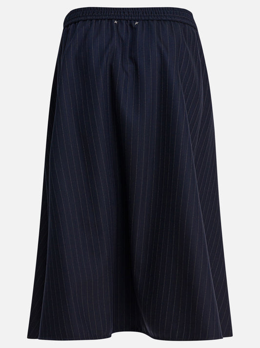 Midi skirts Pinstriped  Blue - Golden Goose Women | VIETTI Online Store | 2

