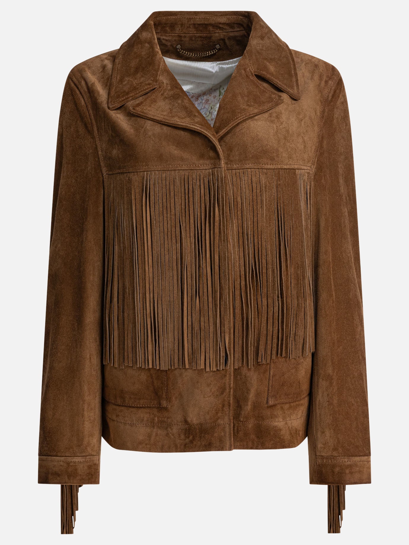 Giacche in pelle Solid colour  Marrone - Golden Goose Donna | PDP | VIETTI Online Store | Zoom-Modal
