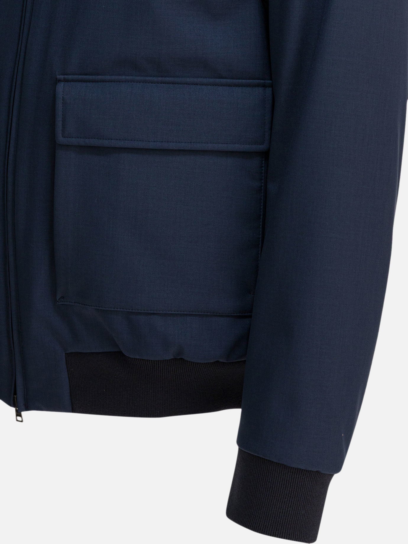 Bomber Solid colour  Blu - Herno Uomo | PDP | VIETTI Online Store | Zoom-Modal_4
