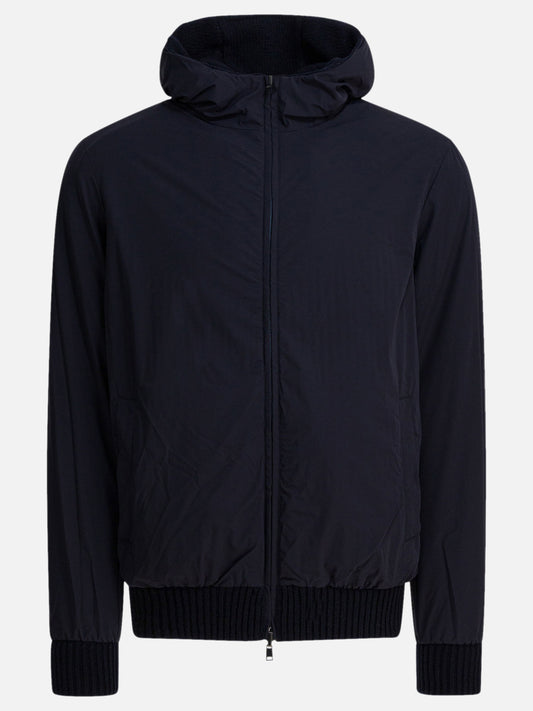 Bomber jackets Solid colour  Blue - Herno Men | PLP | VIETTI Online Store | 2
