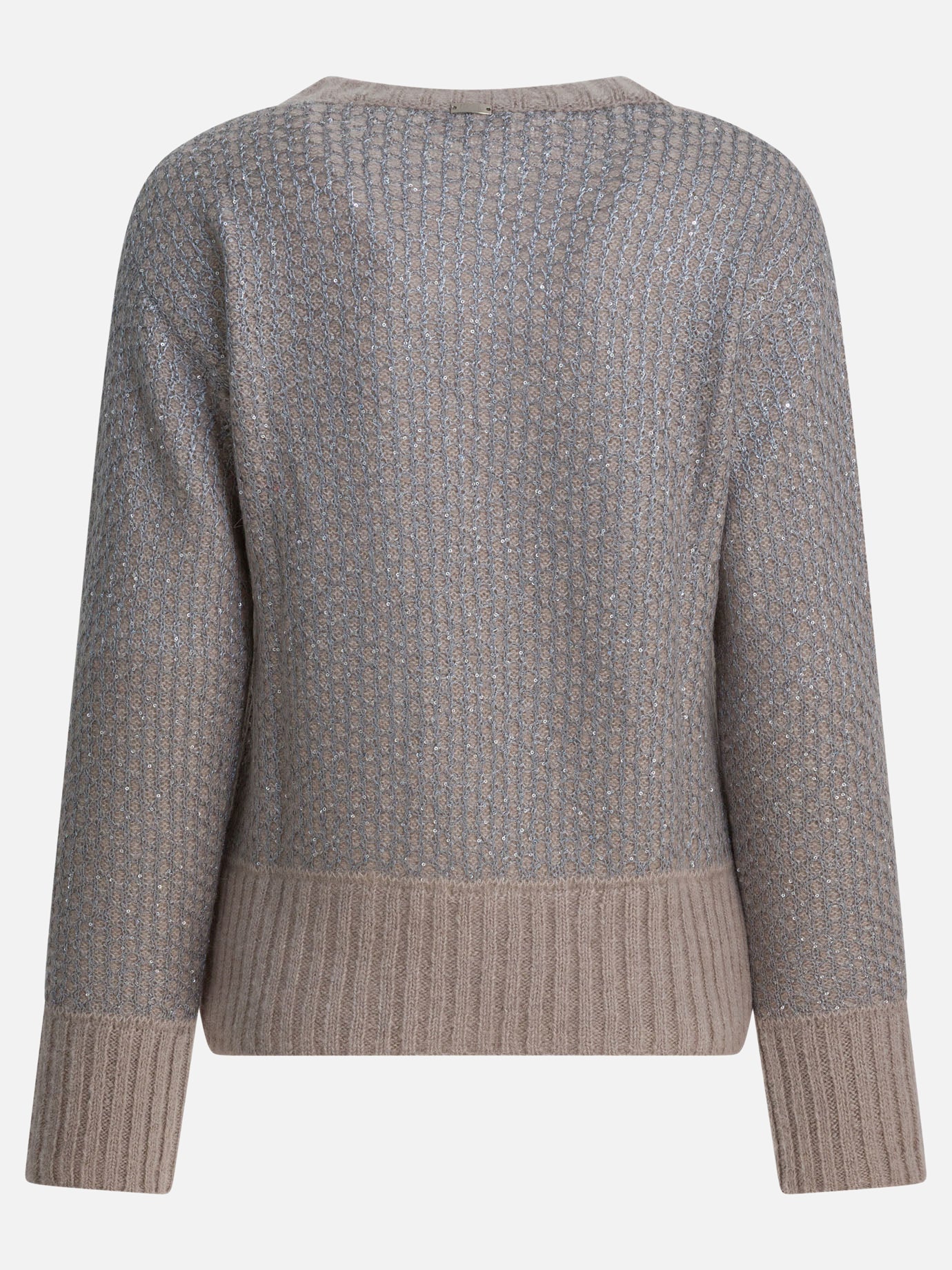 Crewneck sweaters Embellished  Beige - Herno Women | PDP | VIETTI Online Store | Zoom-Modal_2
