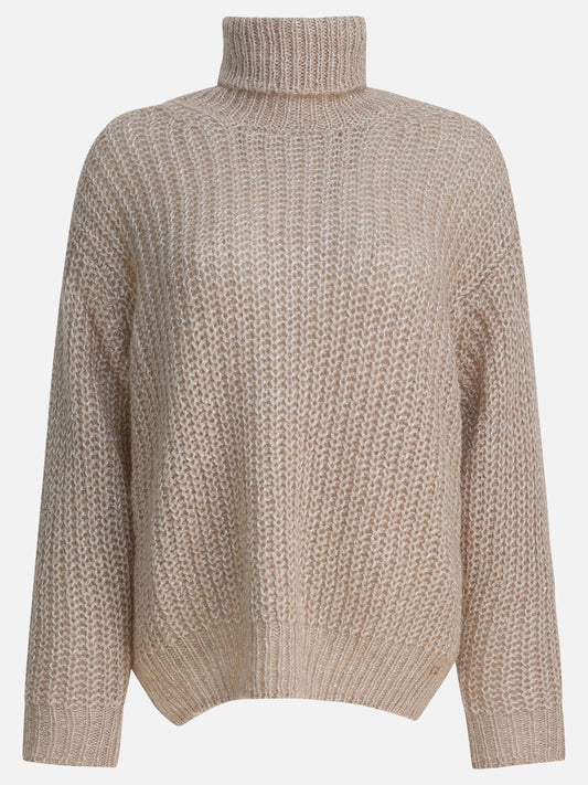 Turtleneck sweaters Mélange  Beige - Herno Women | PDP | VIETTI Online Store 
