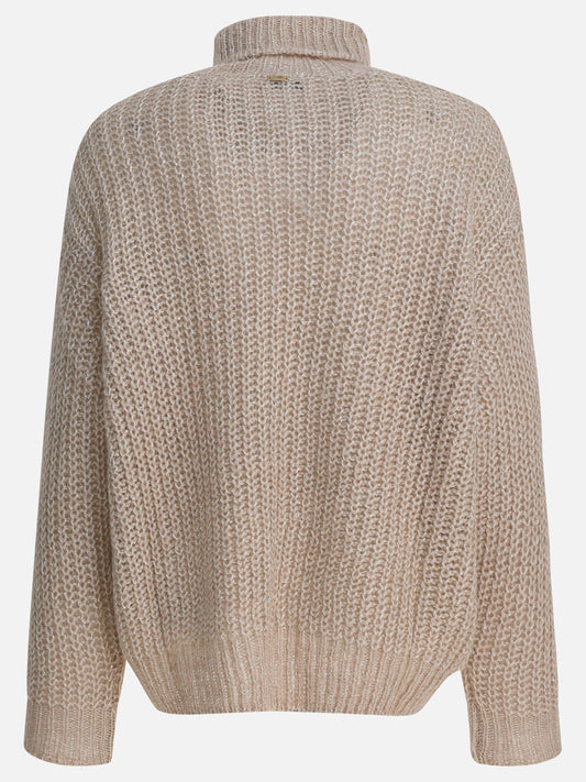 Turtleneck sweaters Mélange  Beige - Herno Women | PDP | VIETTI Online Store | 2
