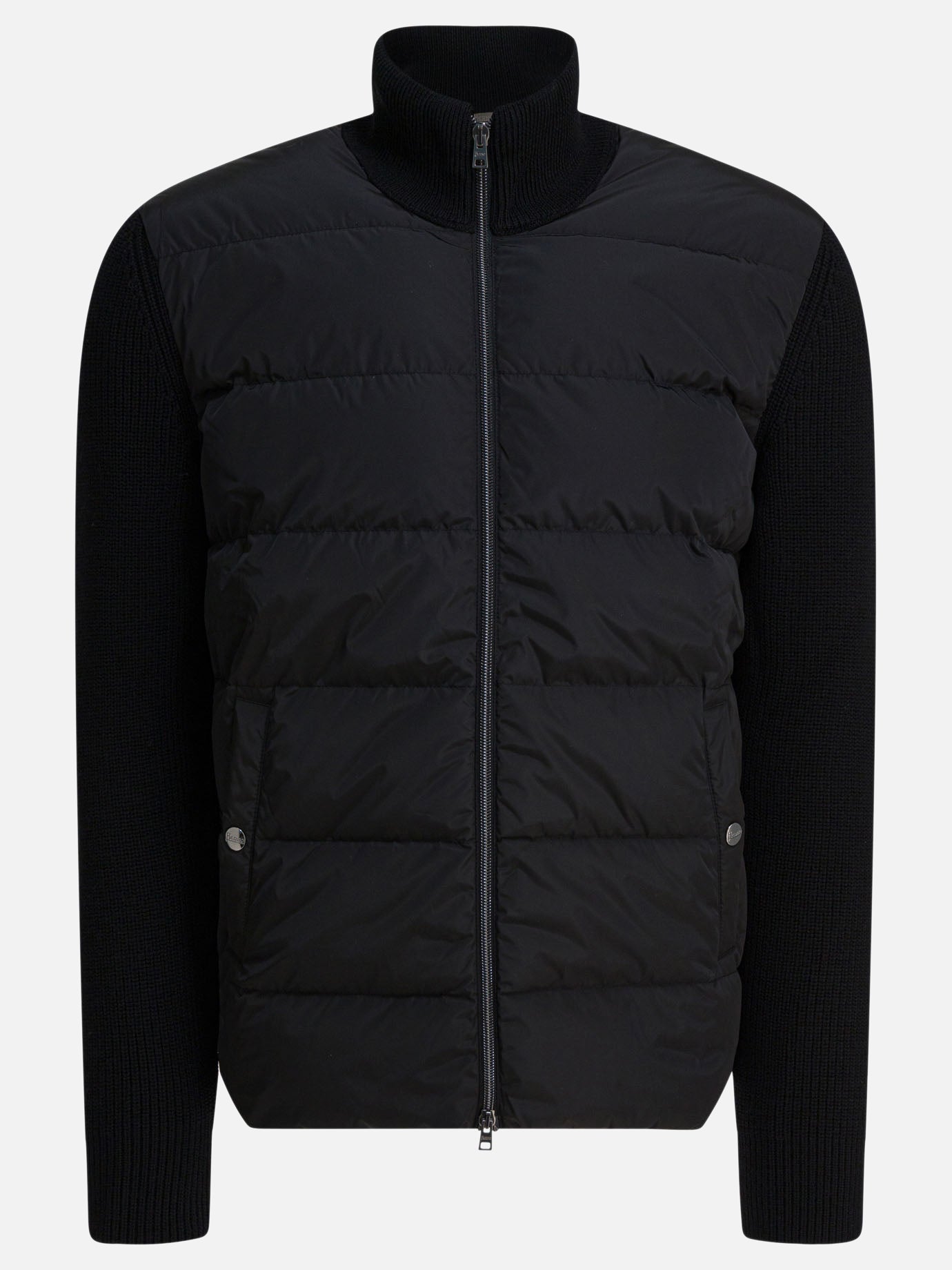 Down jackets Solid colour  Black - Herno Men | PDP | VIETTI Online Store | thumbnail