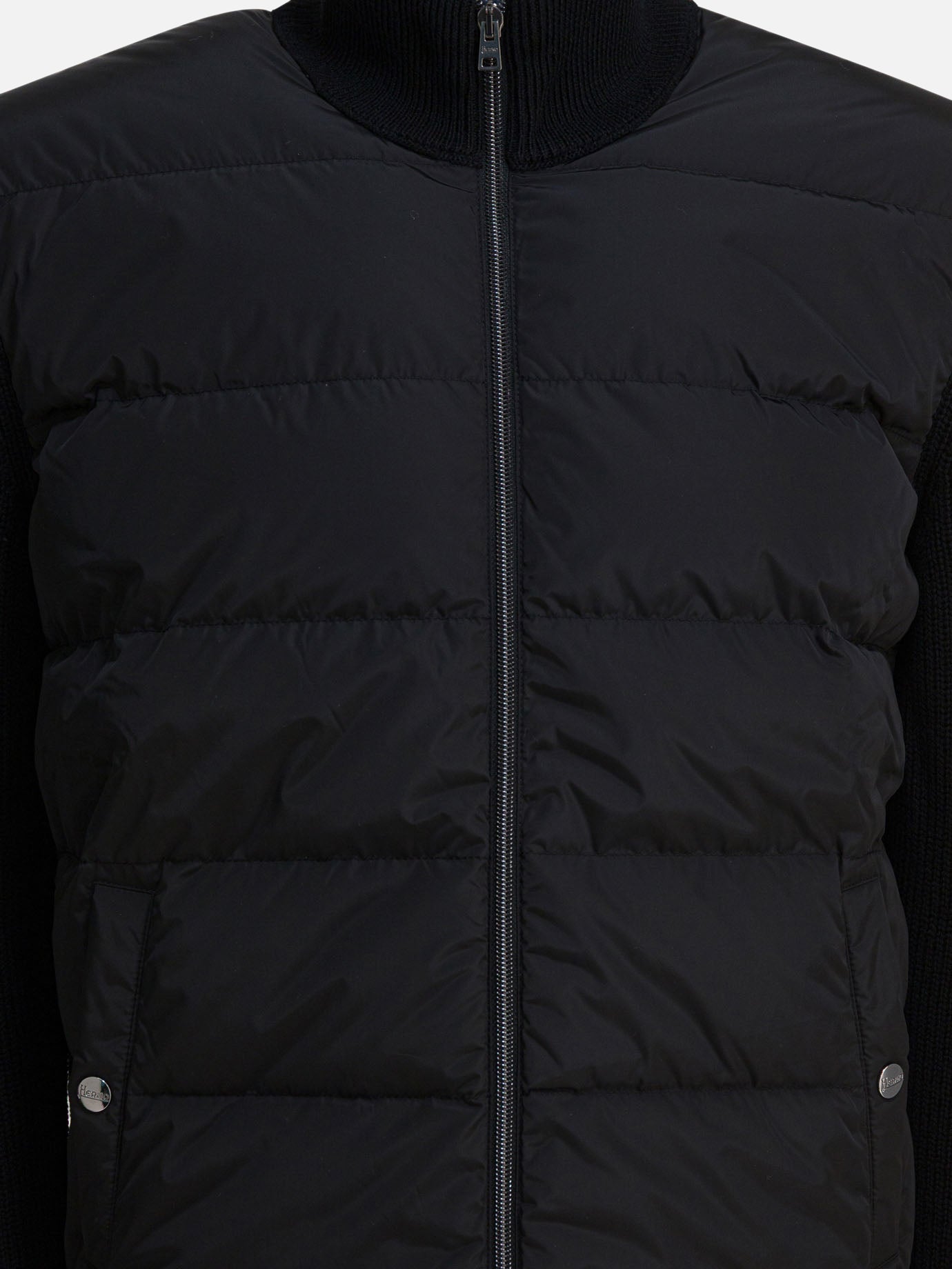 Down jackets Solid colour  Black - Herno Men | PDP | VIETTI Online Store | thumbnail_3