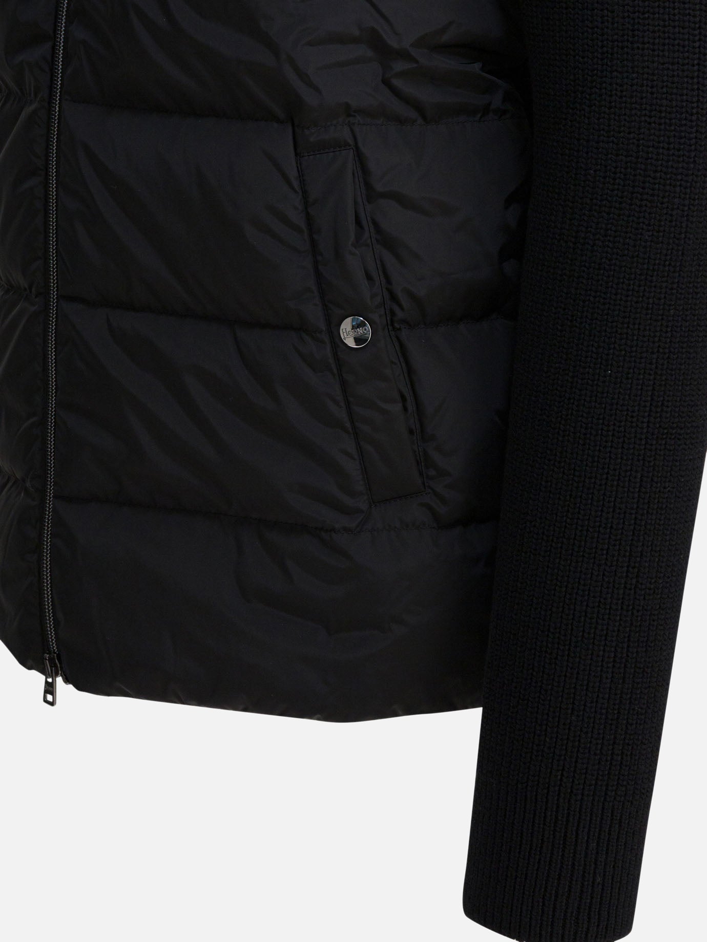 Down jackets Solid colour  Black - Herno Men | PDP | VIETTI Online Store | thumbnail_4