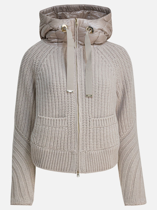 Down jackets Solid colour  Beige - Herno Women | PDP | VIETTI Online Store 
