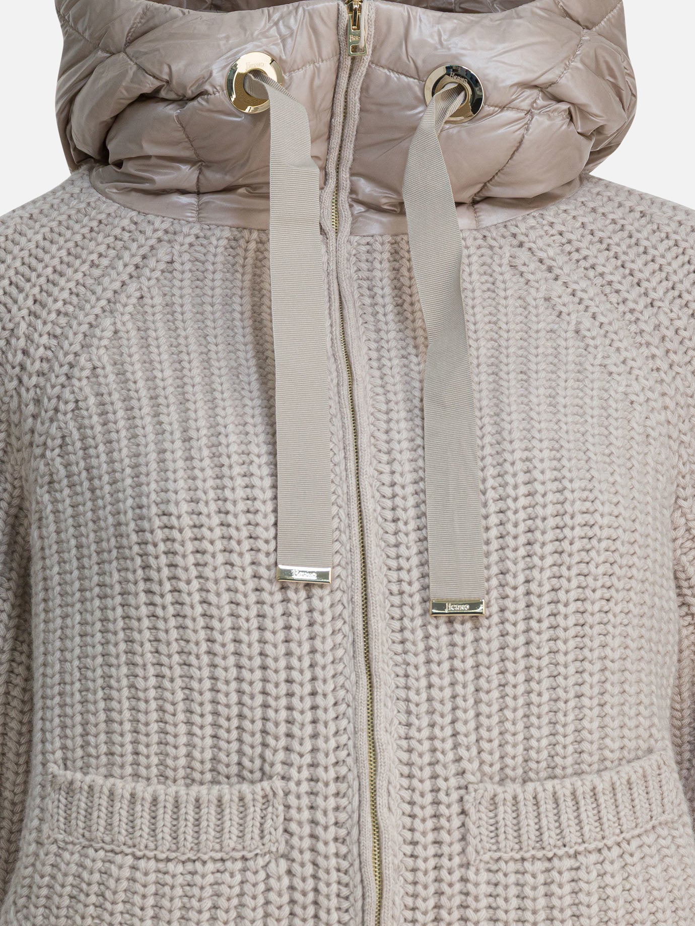 Down jackets Solid colour  Beige - Herno Women | PDP | VIETTI Online Store | thumbnail_3