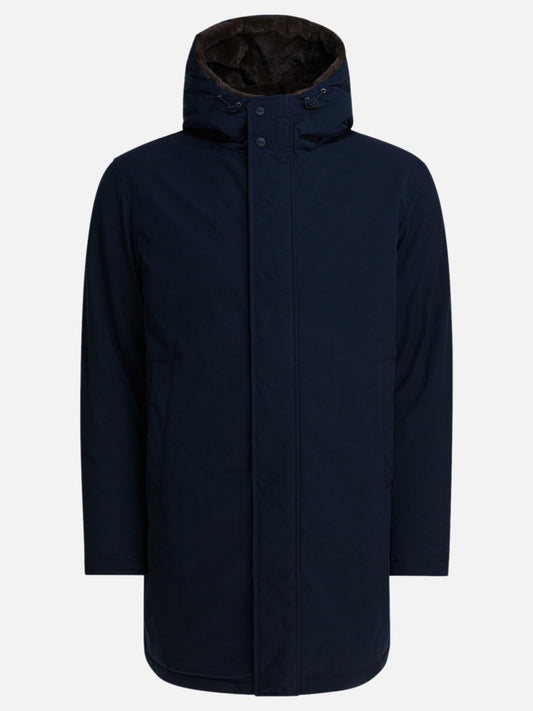 Cappotti lunghi Solid colour  Blu - Herno Uomo | PLP | VIETTI Online Store 
