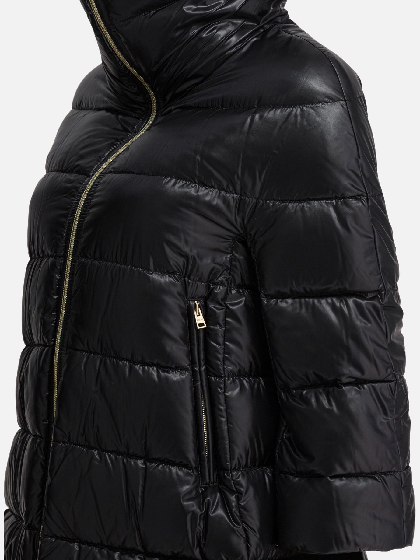 Down coats Solid colour  Black - Herno Women | PDP | VIETTI Online Store | thumbnail_4