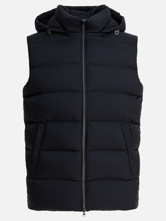 Vest jackets Solid colour  Black - Herno Men | PLP | VIETTI Online Store 
