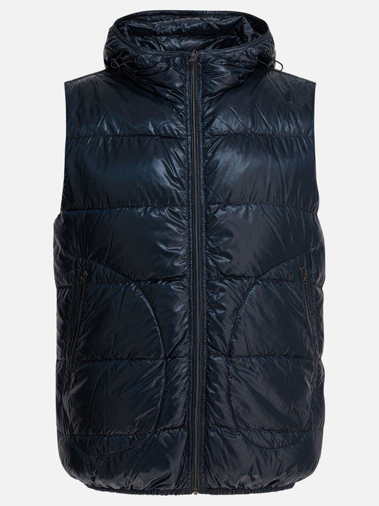 Vest jackets Solid colour  Blue - Herno Men | PLP | VIETTI Online Store 
