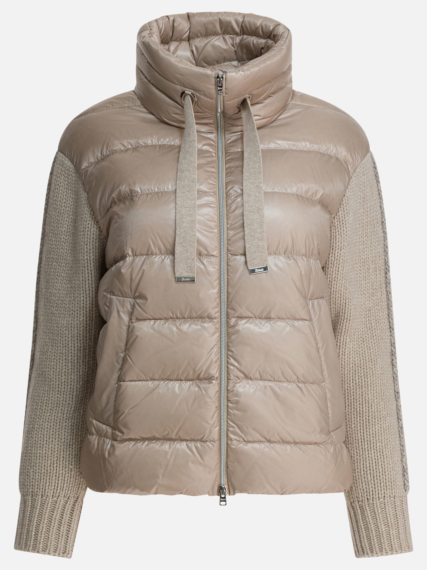 Down jackets Solid colour  Beige - Herno Women | PDP | VIETTI Online Store | Zoom-Modal
