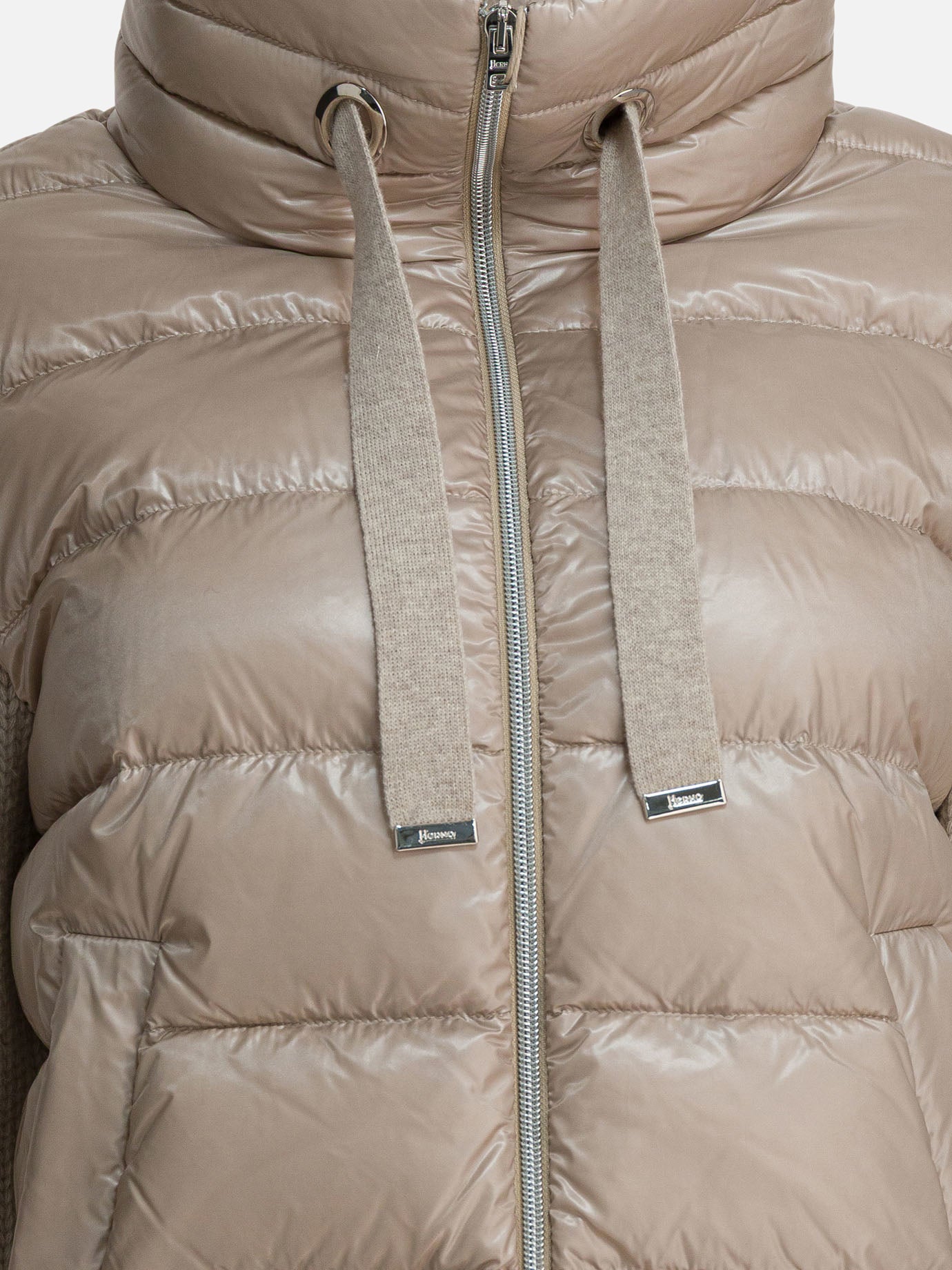 Down jackets Solid colour  Beige - Herno Women | PDP | VIETTI Online Store | thumbnail_3