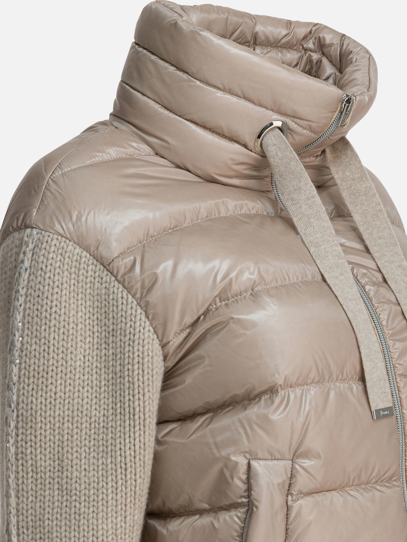 Down jackets Solid colour  Beige - Herno Women | PDP | VIETTI Online Store | Zoom-Modal_4
