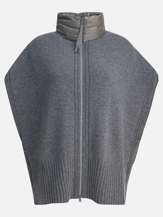 Capes Solid colour  Grey - Herno Women | PDP | VIETTI Online Store 
