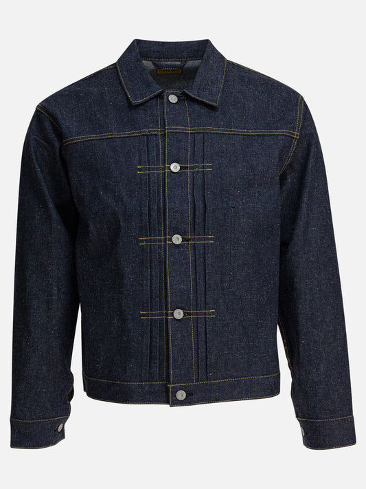 Giacche in denim Solid colour  Blu - Human Made Uomo | PLP | VIETTI Online Store 
