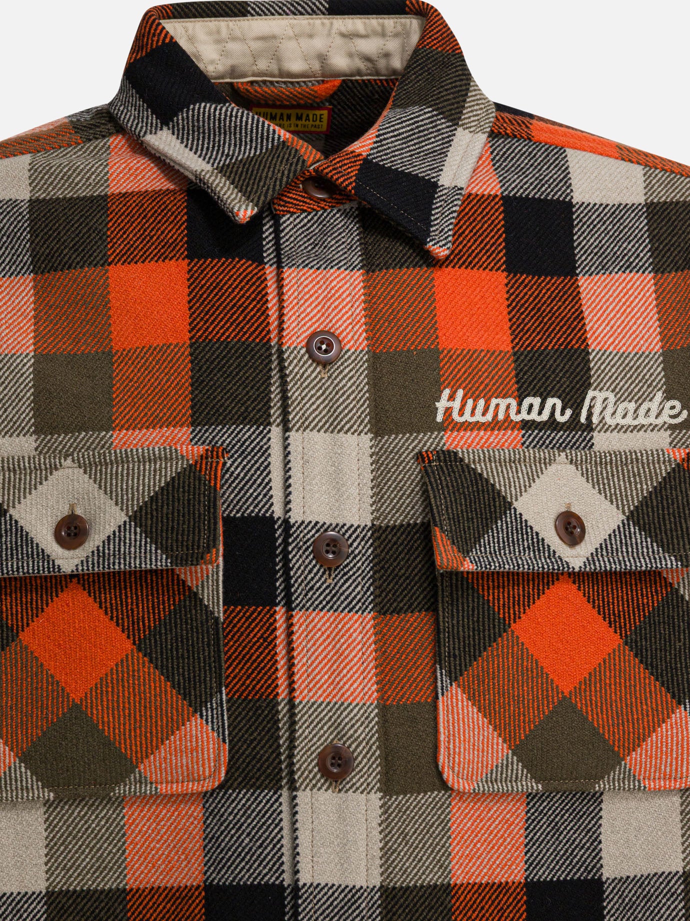 Giacche overshirt Check  Arancione - Human Made Uomo | PDP | VIETTI Online Store | thumbnail_3