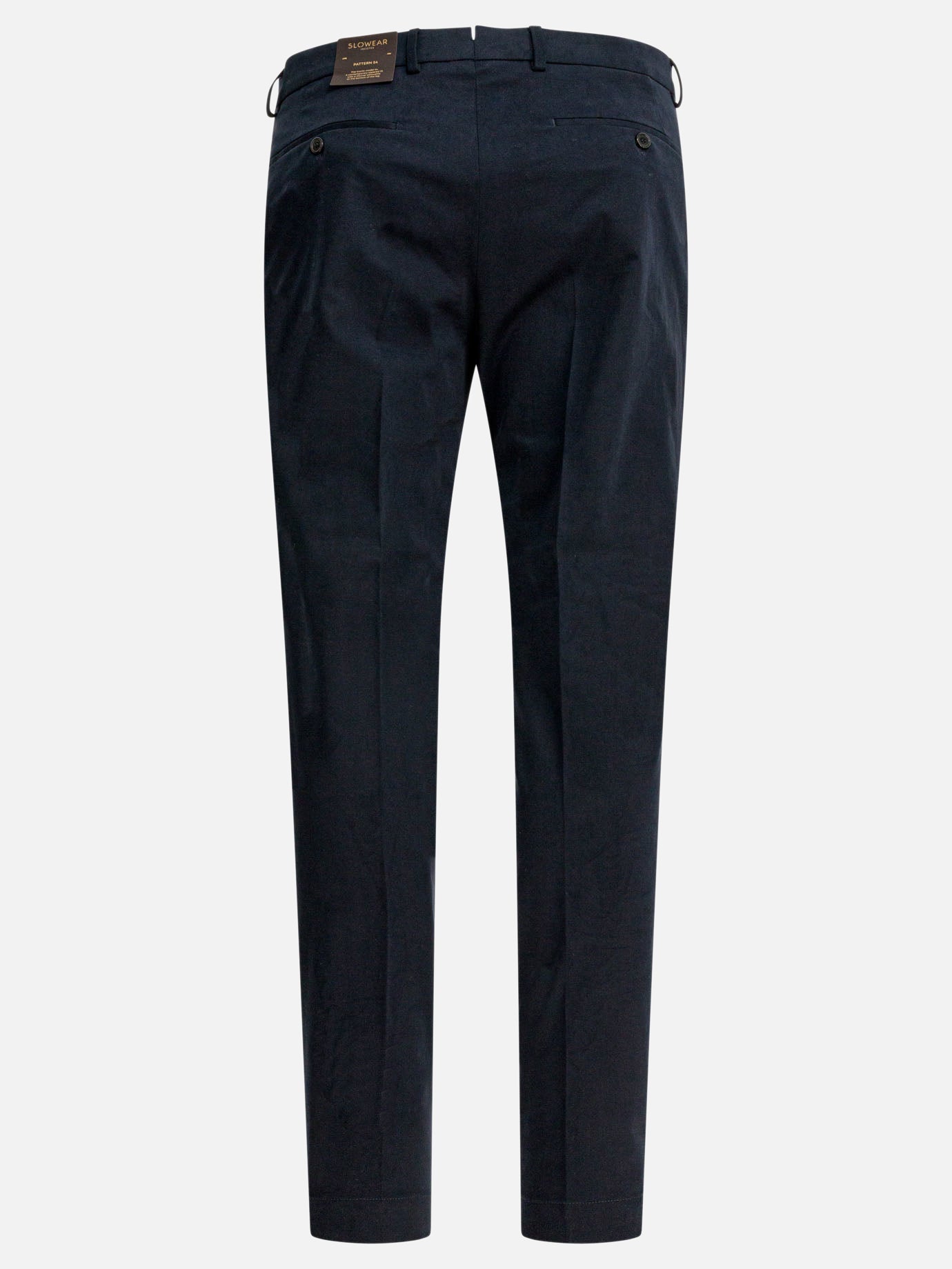 Pantaloni sartoriali Solid colour  Blu - Incotex Uomo | PDP | VIETTI Online Store | thumbnail_2