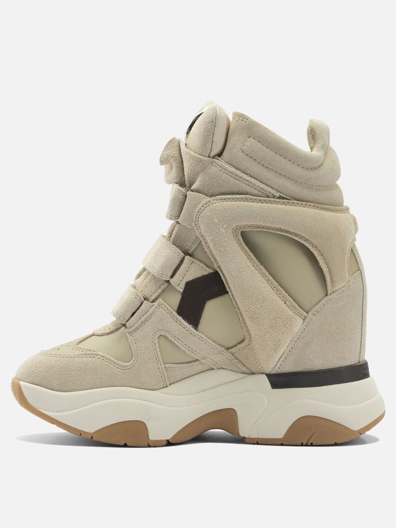 High top sneakers 100% cow leather - 100% rubber  Beige - Isabel Marant Women | PDP | VIETTI Online Store | Zoom-Modal_3
